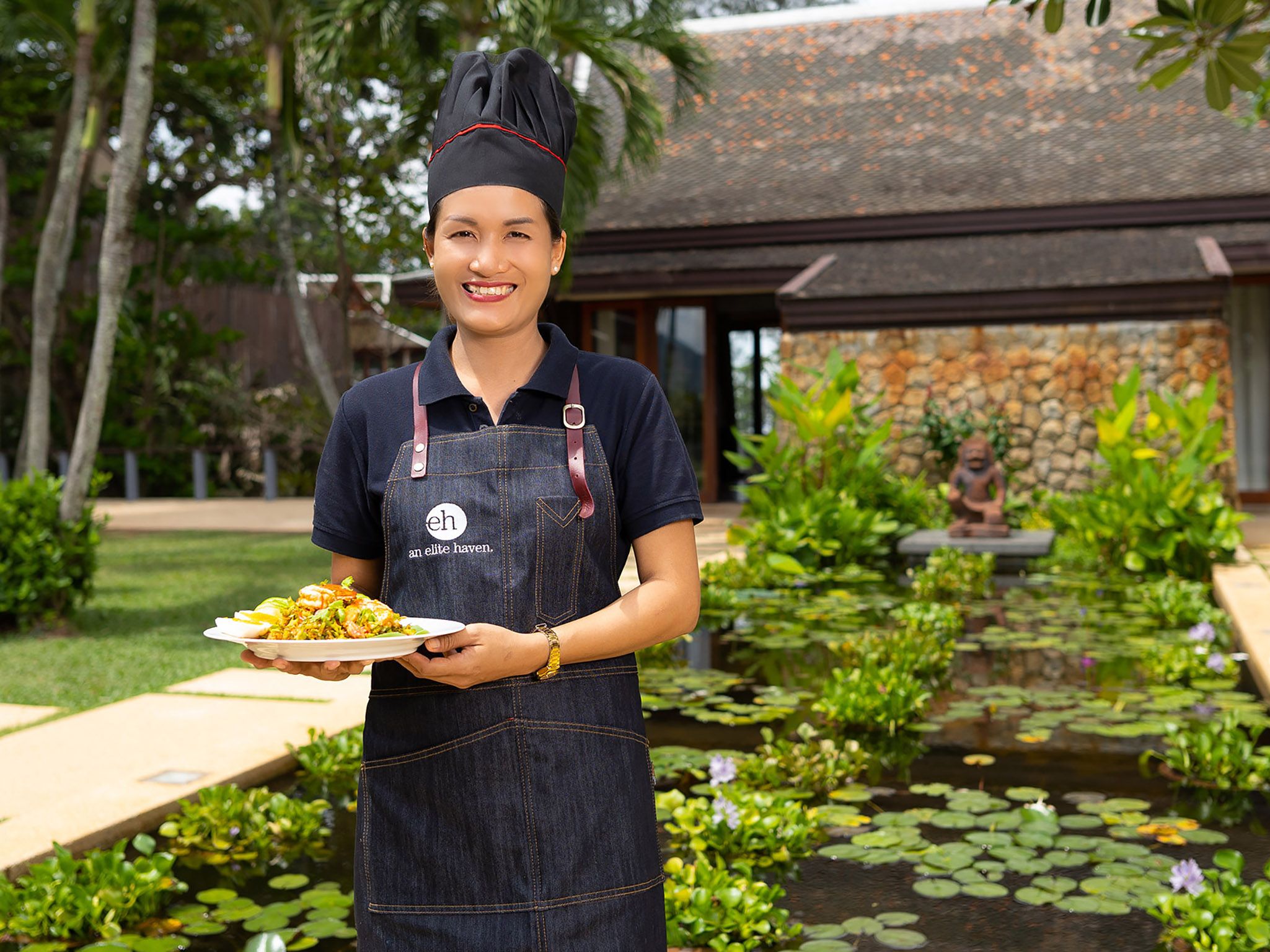 Villa Chada - Chef and her cuisine