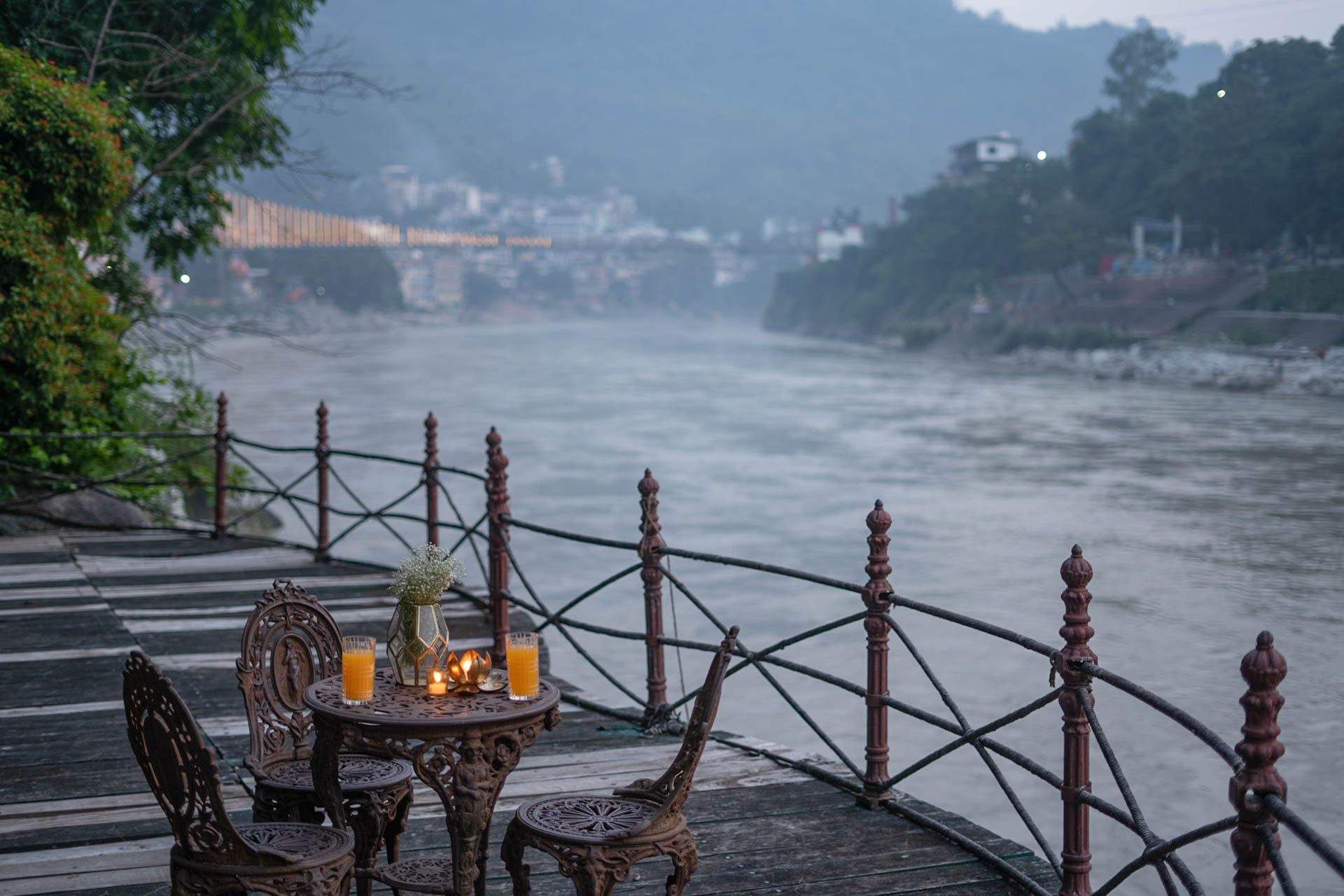 Anant by the Ganges - Riverside seating